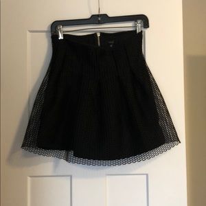 Black mesh overlay mini